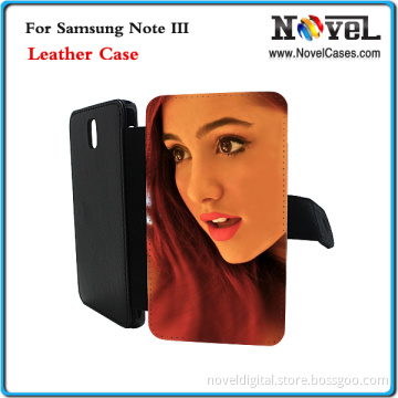 Leather Phone Case for Samsung Note3/Sublimation Blank Phone Case